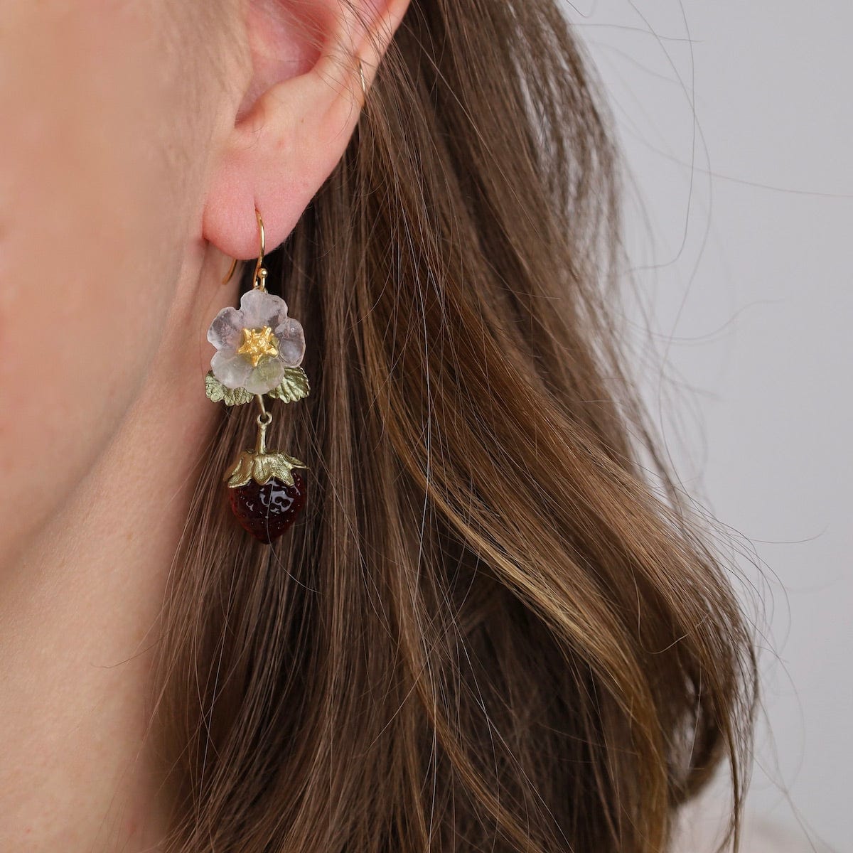 Strawberry Wire Earring – Dandelion Jewelry