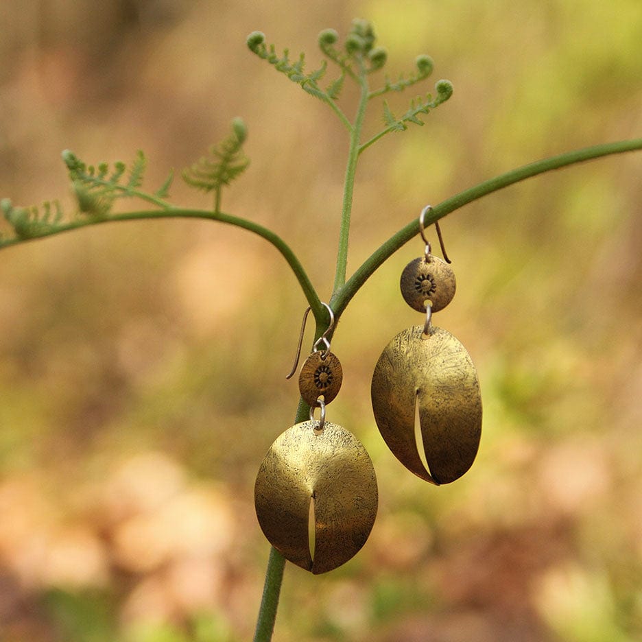 
                  
                    EAR Striking Brass Pod Earring
                  
                