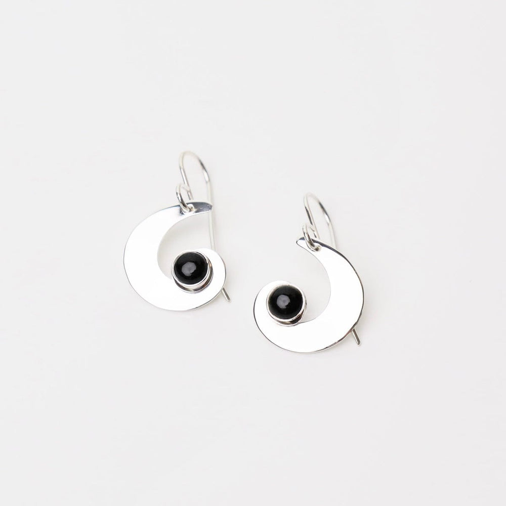 
                      
                        EAR Swirl with Onyx Drop Earring
                      
                    