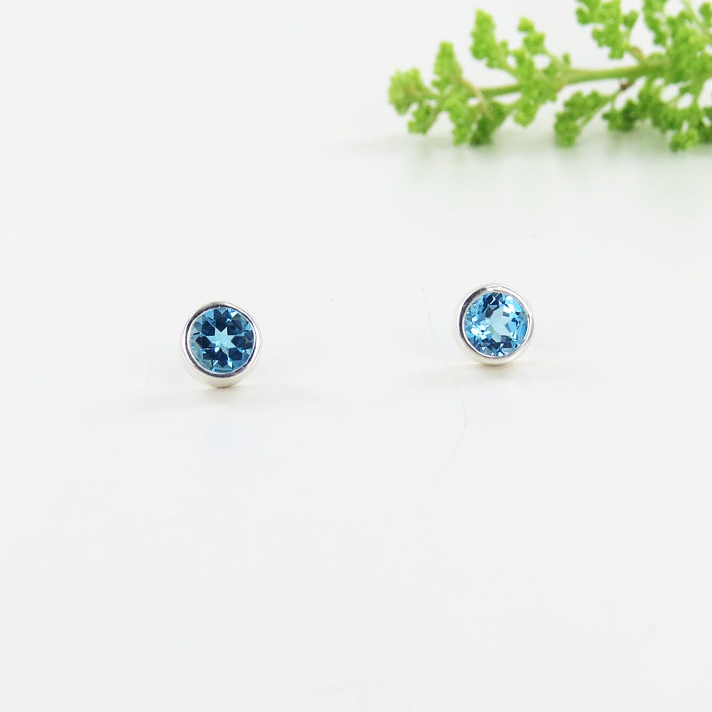 
                      
                        EAR Swiss Blue Topaz Dot Post Earring
                      
                    