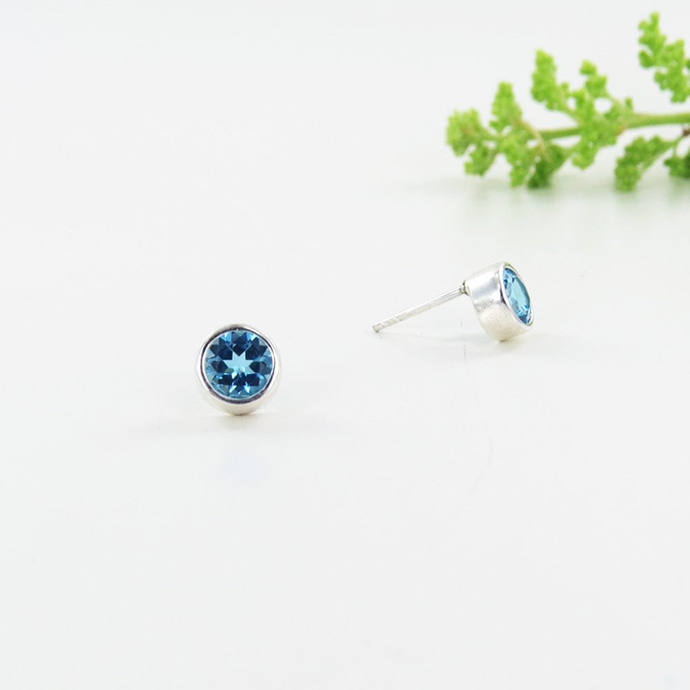 
                      
                        EAR Swiss Blue Topaz Dot Post Earring
                      
                    