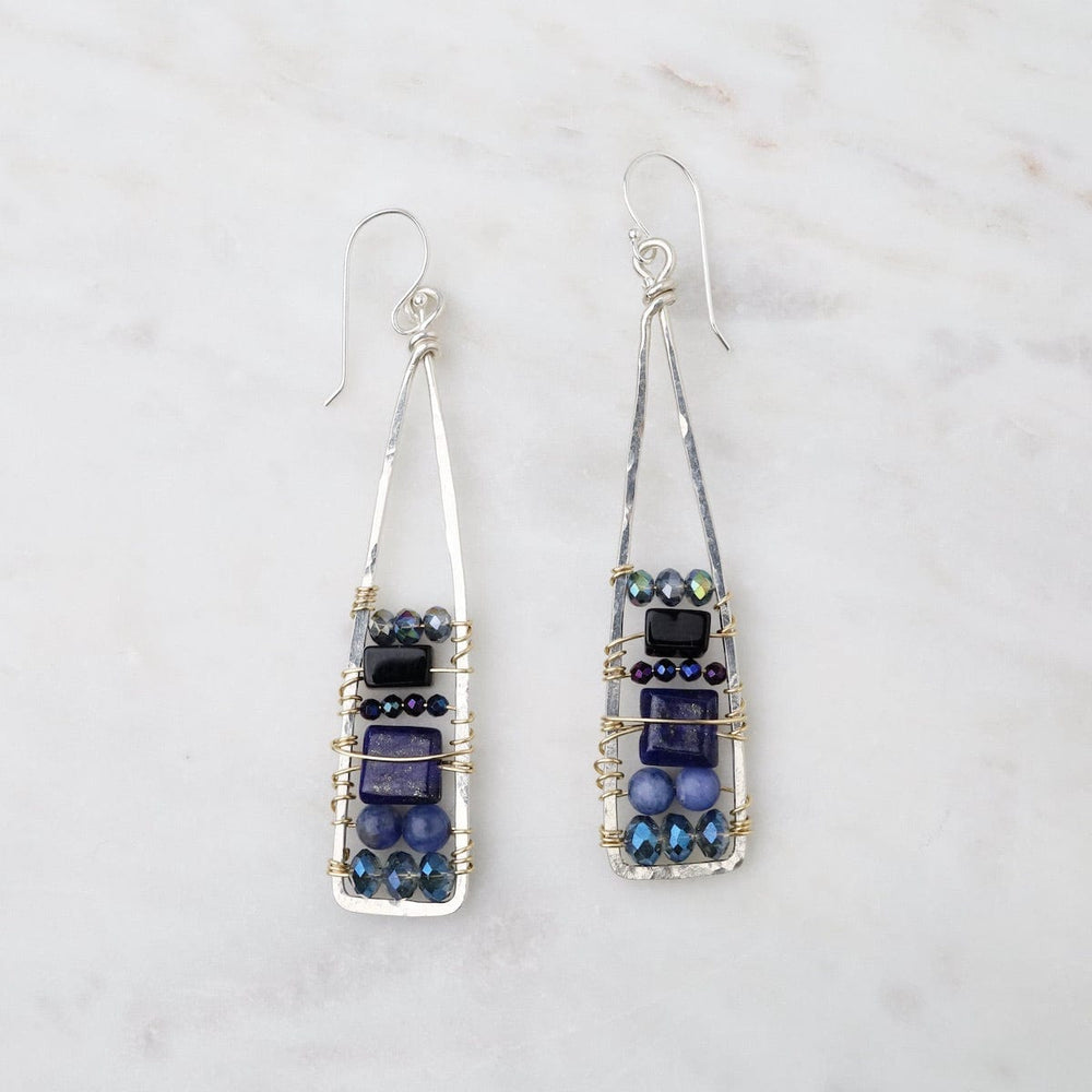 
                      
                        EAR Tall Lapis Stack Earrings
                      
                    