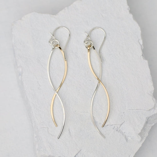 EAR Tango Earring Mix Metals - Sterling Silver & Gold