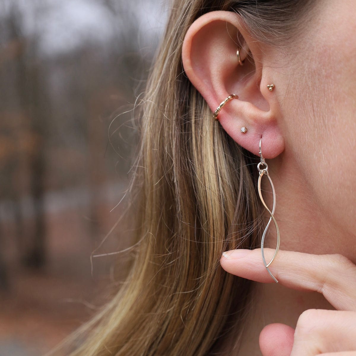 EAR Tango Earrings Mixed Metals