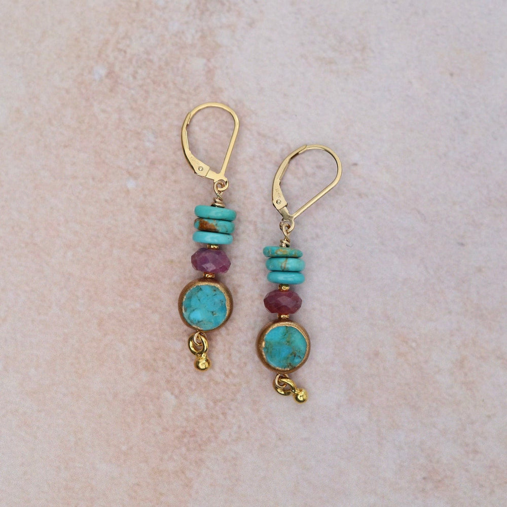 
                  
                    EAR Tear Jerker Turquoise Earrings
                  
                