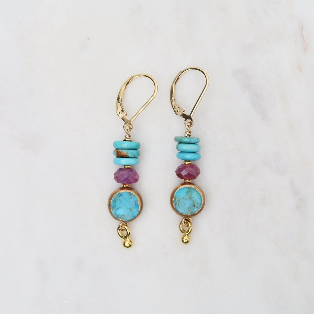 EAR Tear Jerker Turquoise Earrings