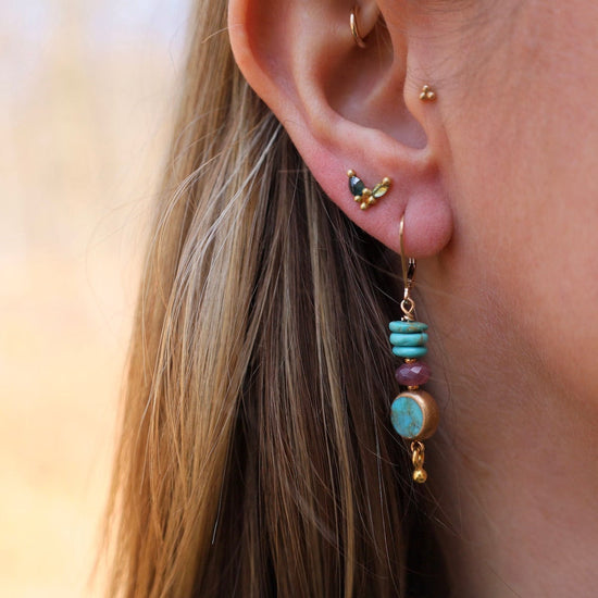 EAR Tear Jerker Turquoise Earrings