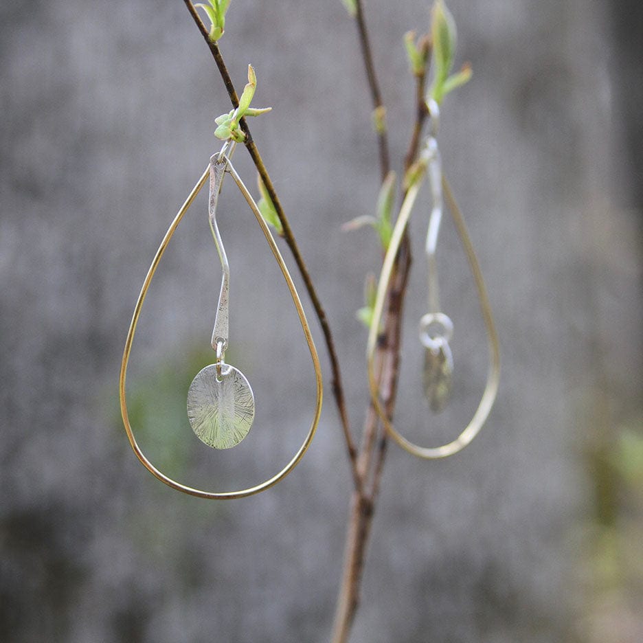 EAR Teardrop With Discs Earrings