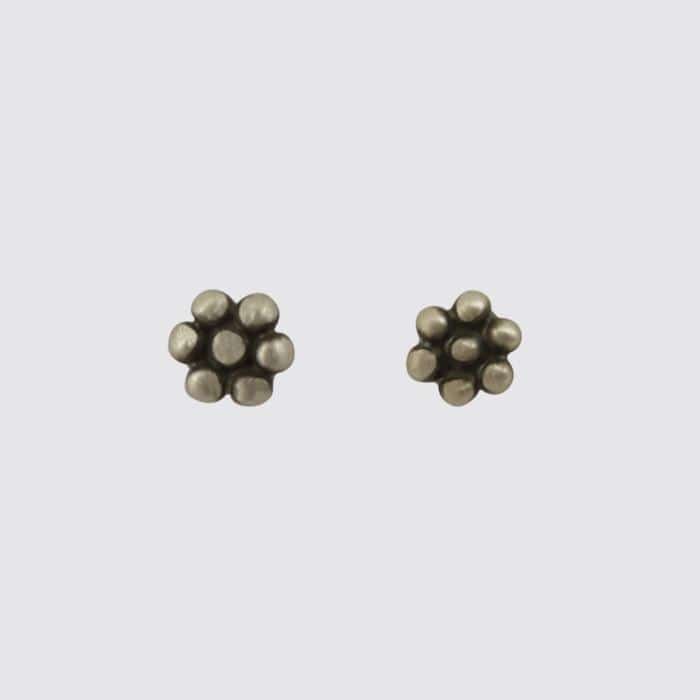 
                      
                        EAR Teeny Tiny Granulated Flower Stud - Sterling Silve
                      
                    