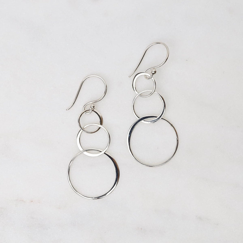 EAR Three Circle of Life Earrings