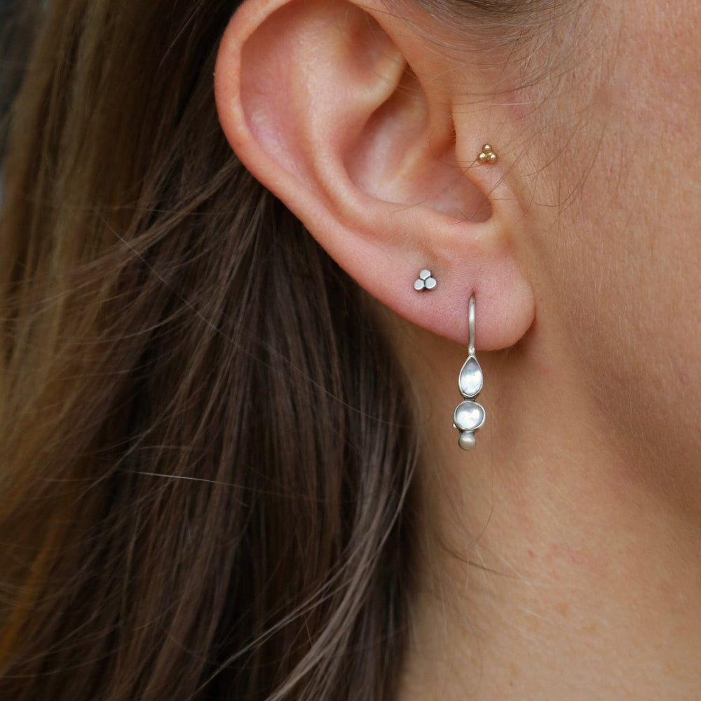 
                      
                        EAR Tiny Clear Quartz Lotus Petal Drops
                      
                    