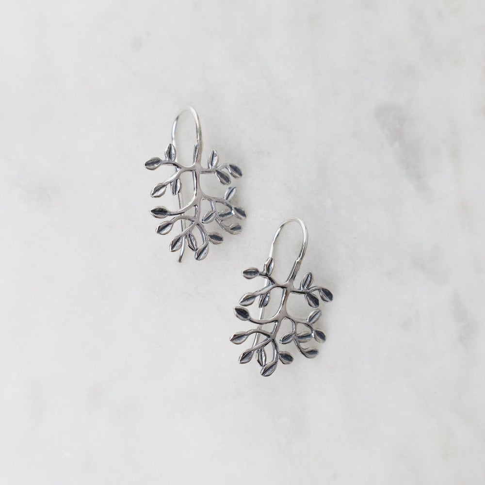 
                  
                    EAR Tree Branch with Leaves on Hook Ear Wire Earrings
                  
                