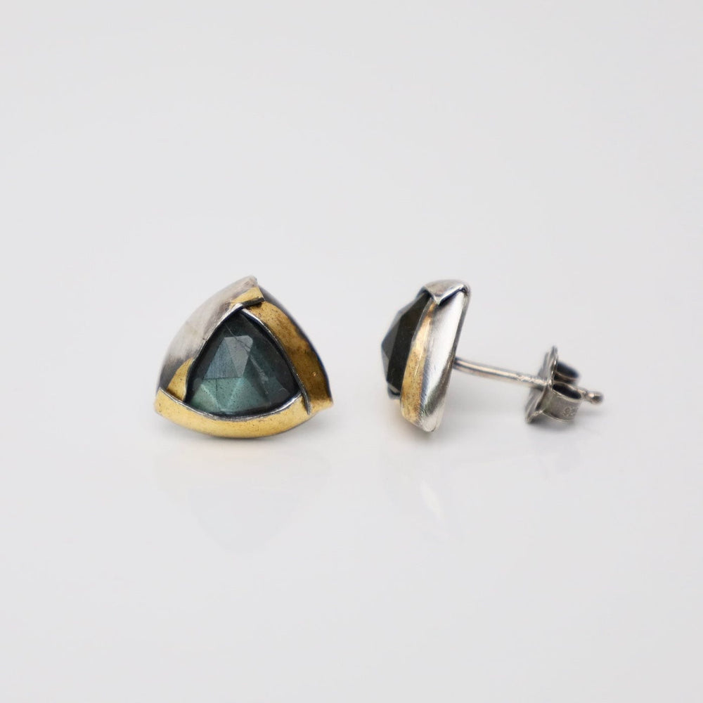 
                  
                    EAR Tri Fold Studs with Labradorite
                  
                