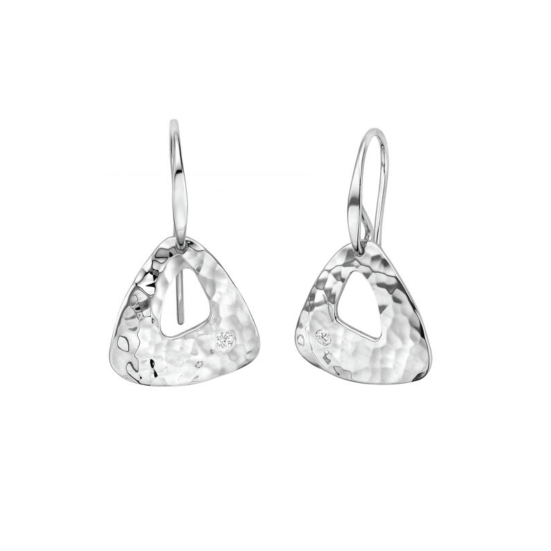 EAR Trillium Earrings with Diamond