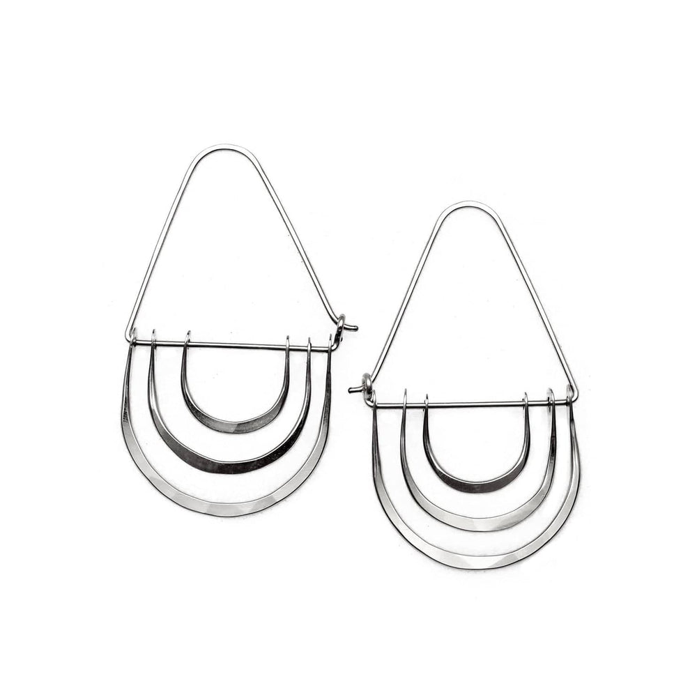 
                      
                        EAR Triple Arc Hoops Silver
                      
                    