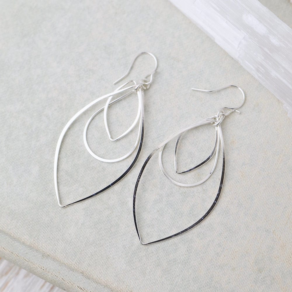 EAR Triple Dangle Earring  - Sterling Silver