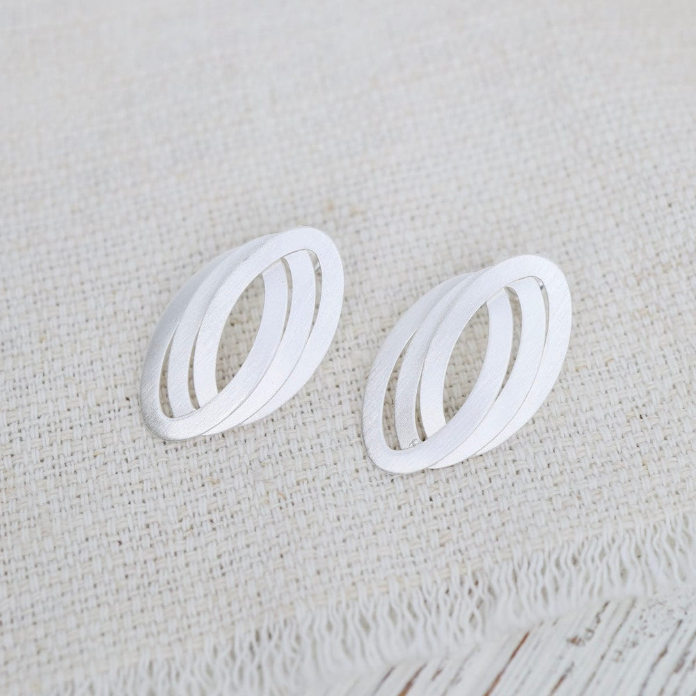 
                      
                        EAR Triple Oval Link Post Earrings
                      
                    