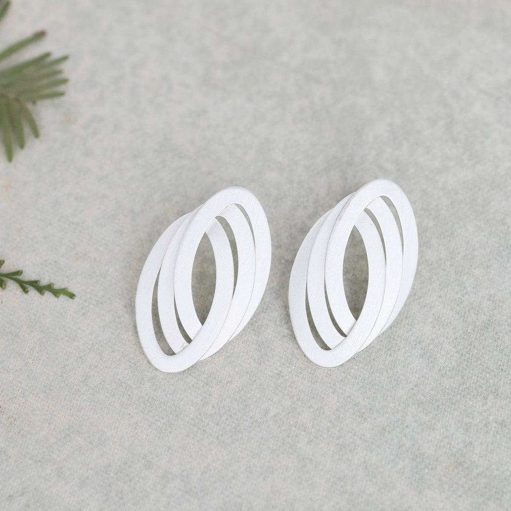 
                      
                        EAR Triple Oval Link Post Earrings
                      
                    