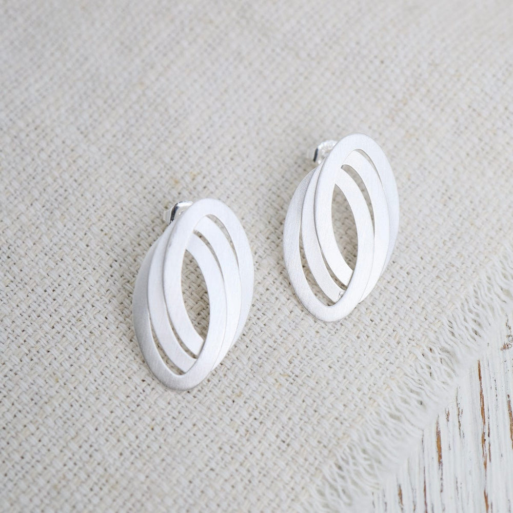 
                      
                        EAR Triple Oval Link Post Earrings
                      
                    