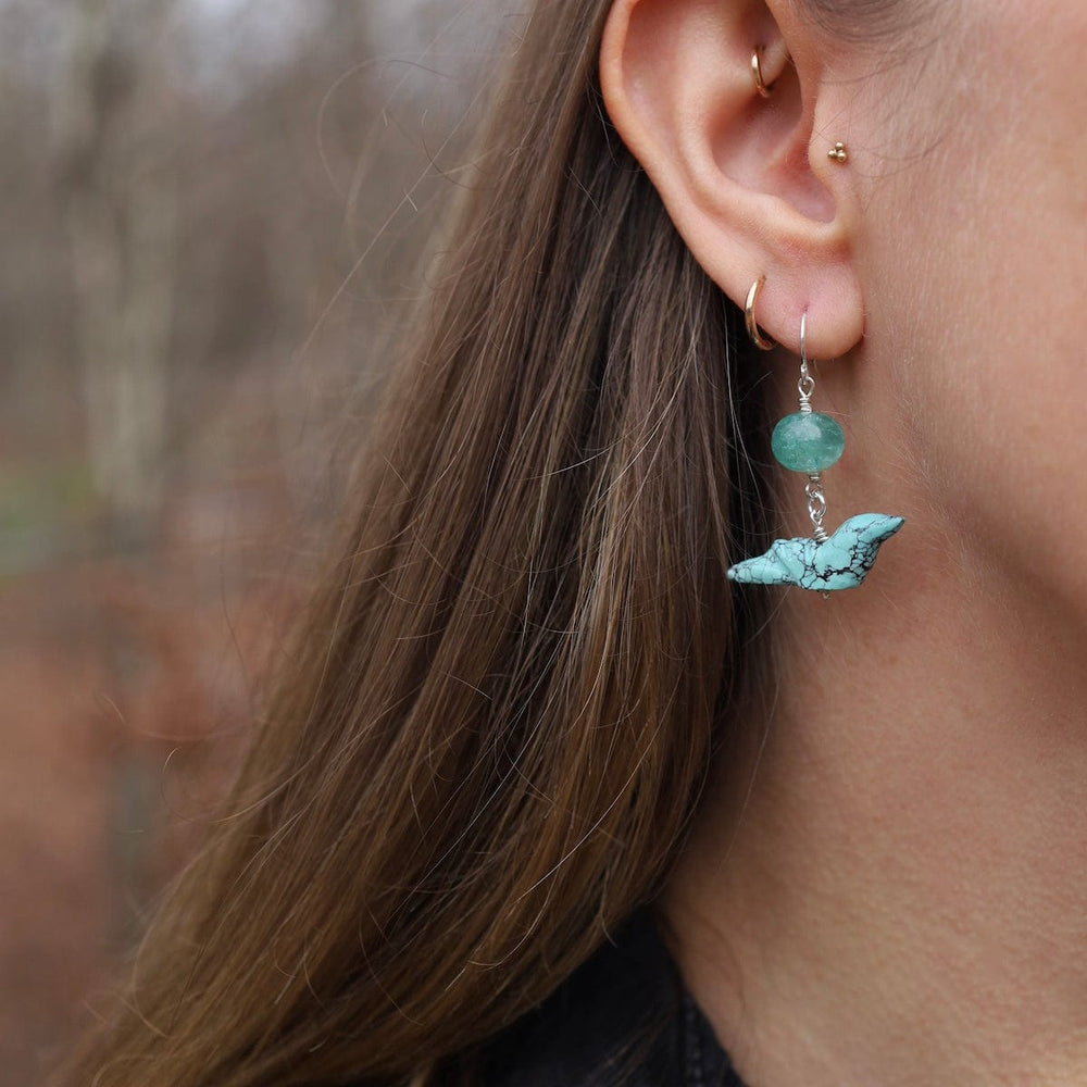 EAR Turquoise Bird Earrings