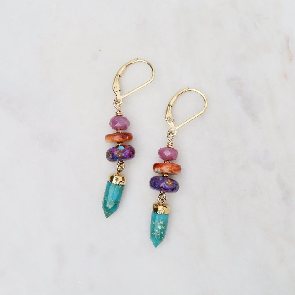 
                      
                        EAR Turquoise Point Earring
                      
                    