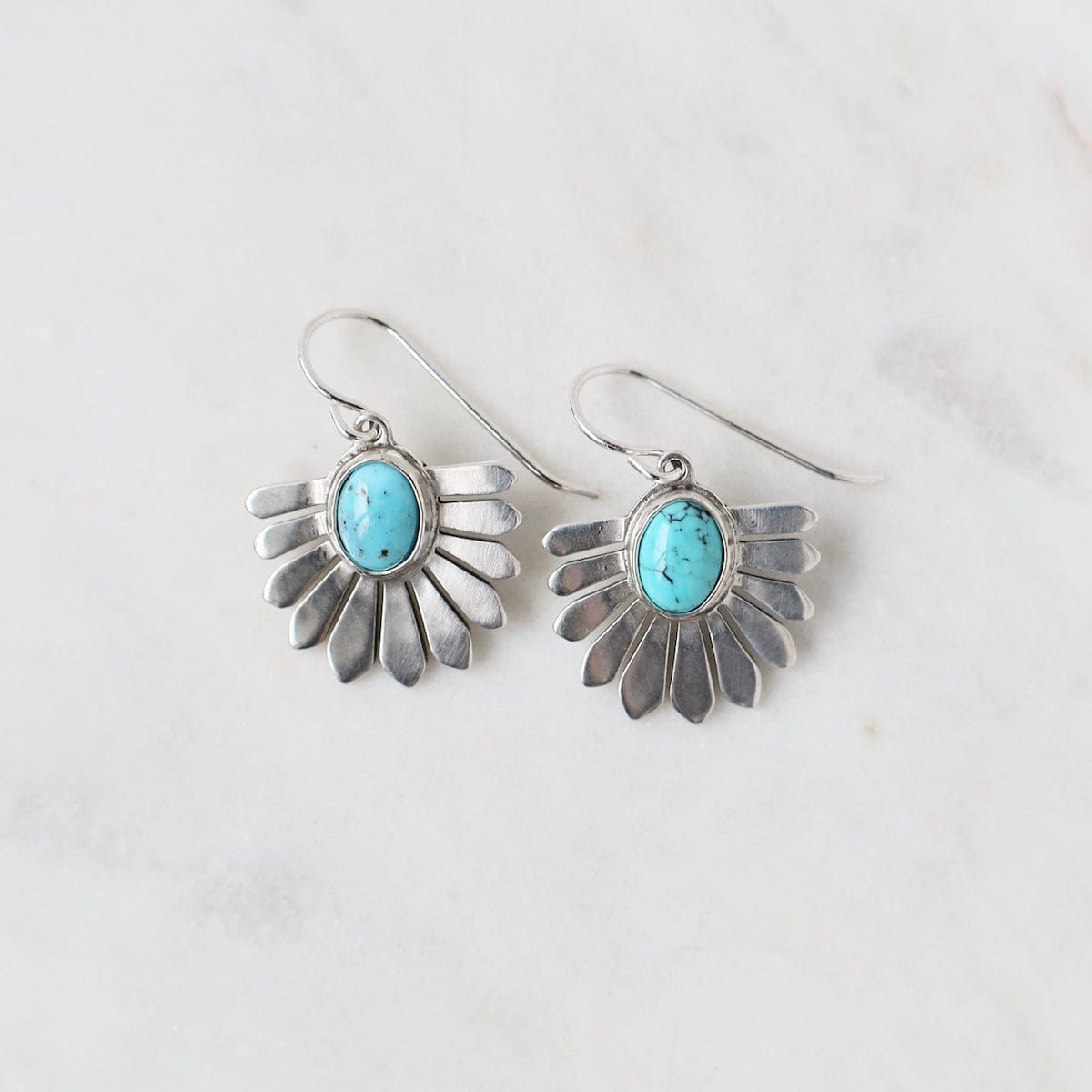 EAR Turquoise Sofi Earrings Silver