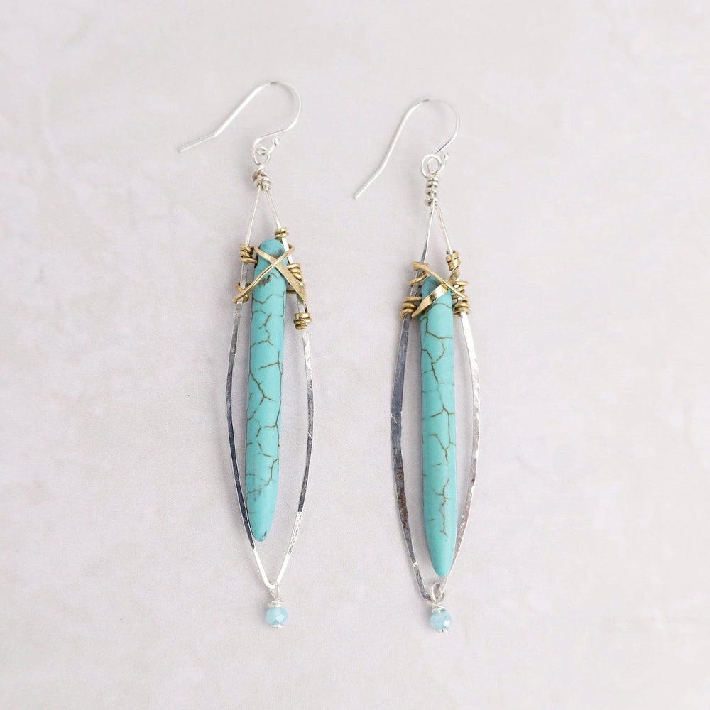 EAR Turquoise Stalactite Earrings