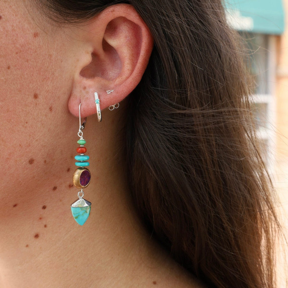 
                      
                        EAR Turquoise Triangular Point Drop Earrings
                      
                    