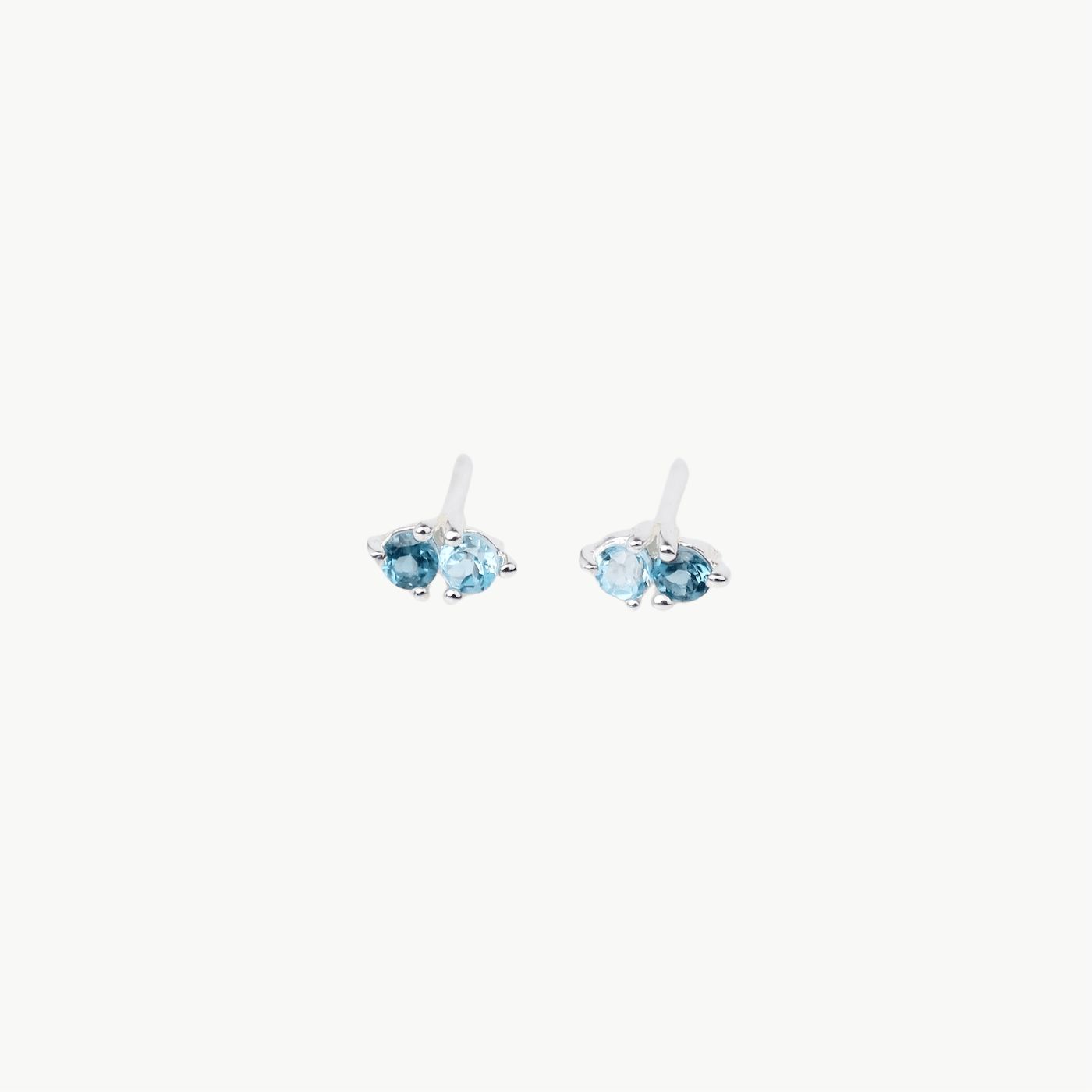 EAR Two Blues Stud Earrings