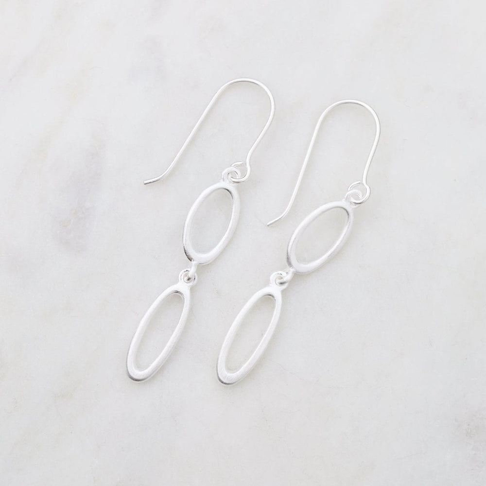 
                  
                    EAR Two Organic Shapes Earrings - Brushed Sterling Silver
                  
                