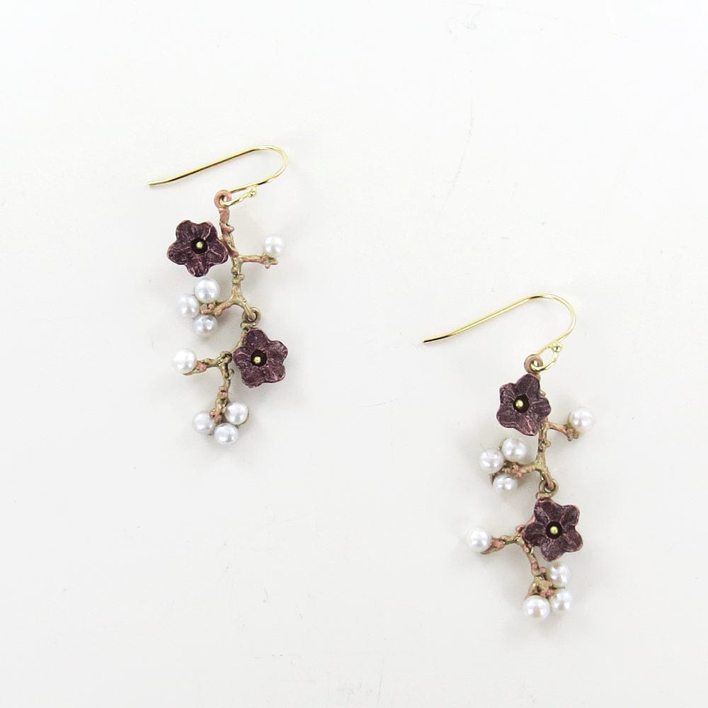 Load image into Gallery viewer, 424 EAR UME BRANCH DANGLE WIRE EARRING
