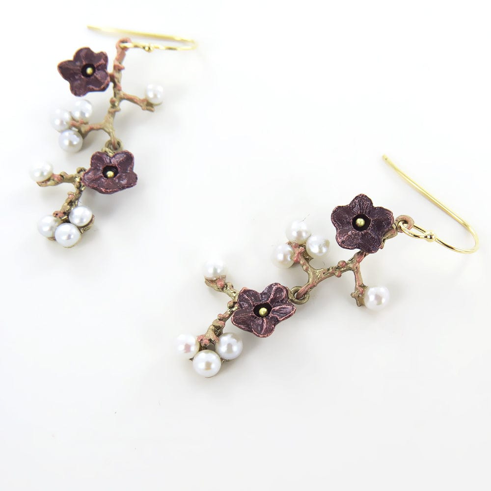 Load image into Gallery viewer, 424 EAR UME BRANCH DANGLE WIRE EARRING
