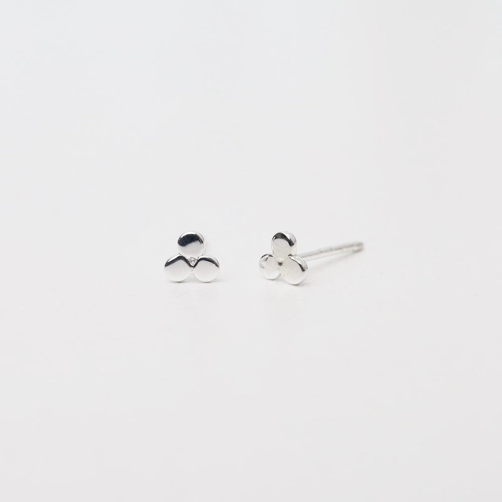 
                      
                        EAR Very Tiny 3 Disc Studs – Polished Sterling Silver
                      
                    