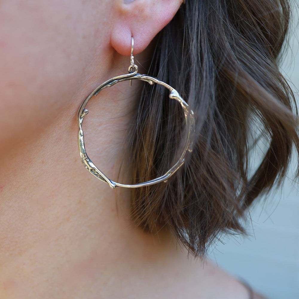 EAR Vine Hoop Earrings - Large