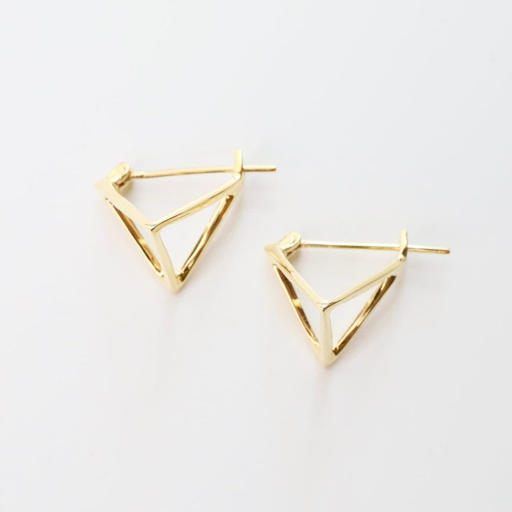 
                      
                        EAR-VRM 24k Vermeil 3D Triangle Hoop Earrings
                      
                    