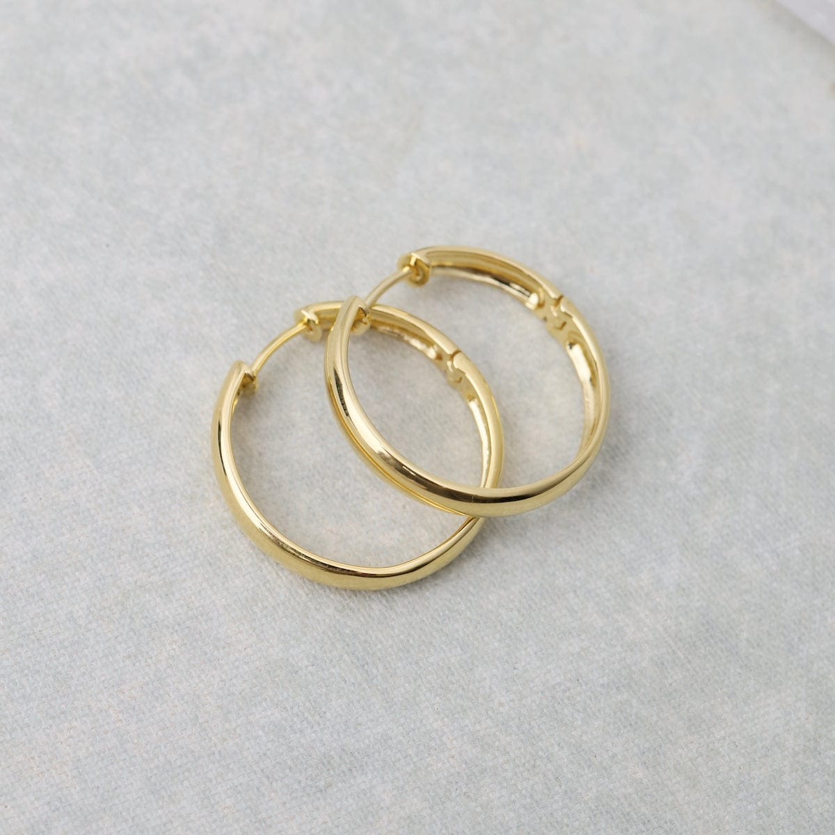 EAR-VRM 25mm Perfect Click Huggie Hoops - Gold Vermeil