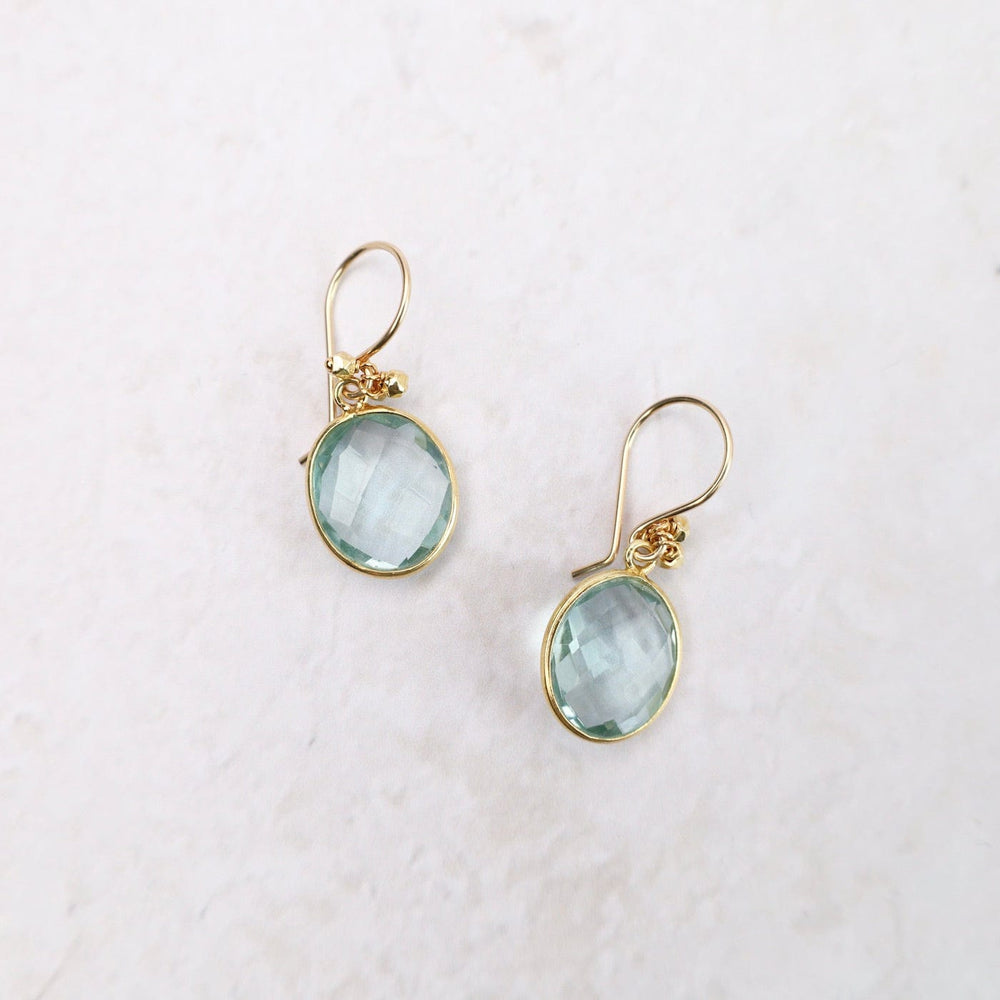 
                      
                        EAR-VRM Bezel-Set Aqua Drop Earrings in 18K Gold Vermeil
                      
                    