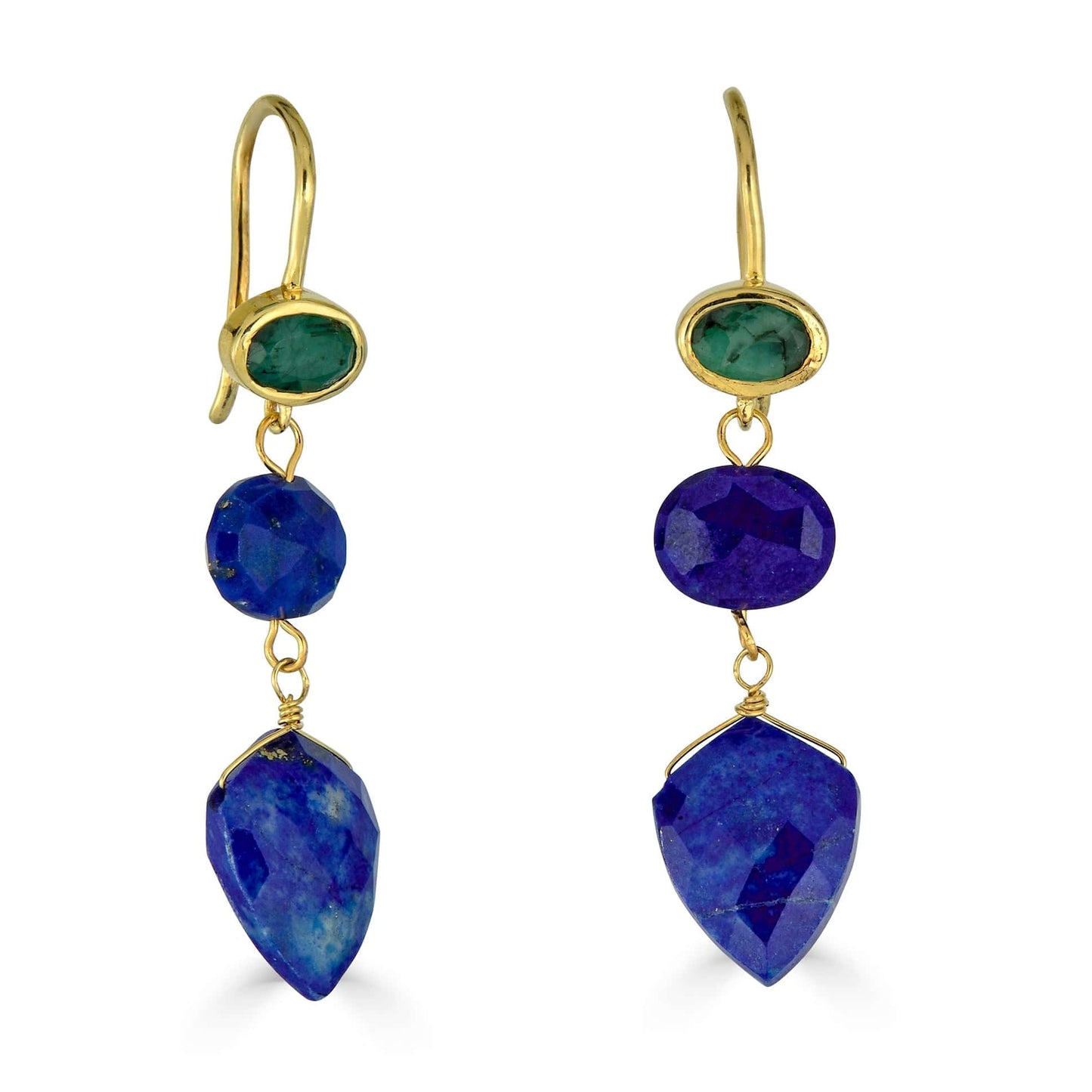 EAR-VRM Blue Lapis Drop Earrings