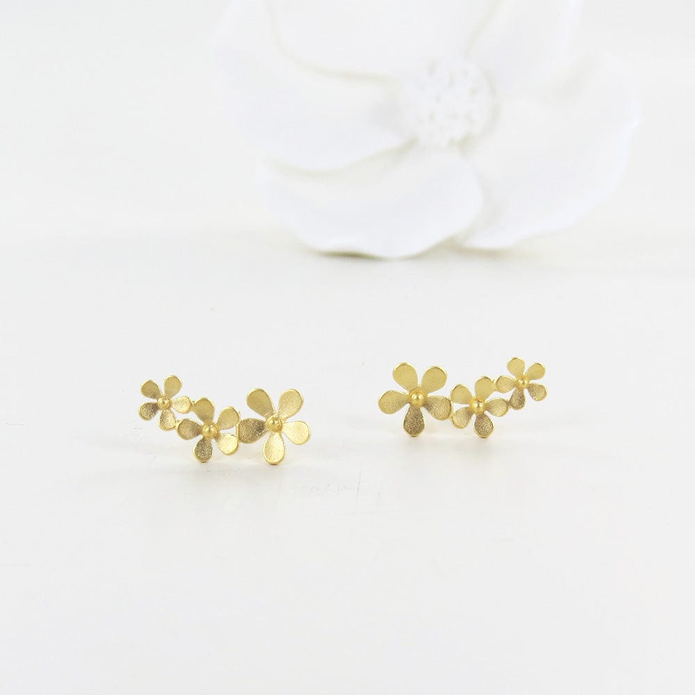 
                      
                        EAR-VRM Brushed Gold Vermeil Forget-Me-Not Post Earrings
                      
                    