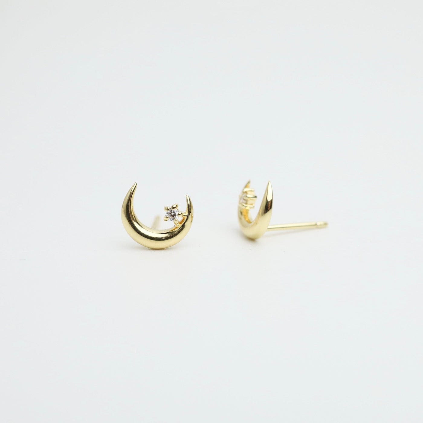 Moon and Star Earring Charms | Celestial Charms | Liven Fine Jewelry Yellow Gold