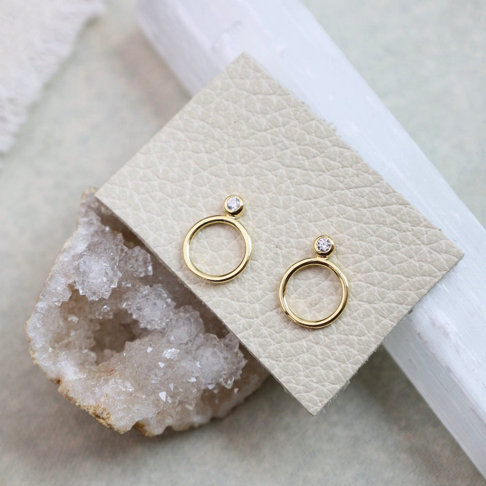 
                      
                        EAR-VRM CZ Gold Circle Stack Post Earrings
                      
                    