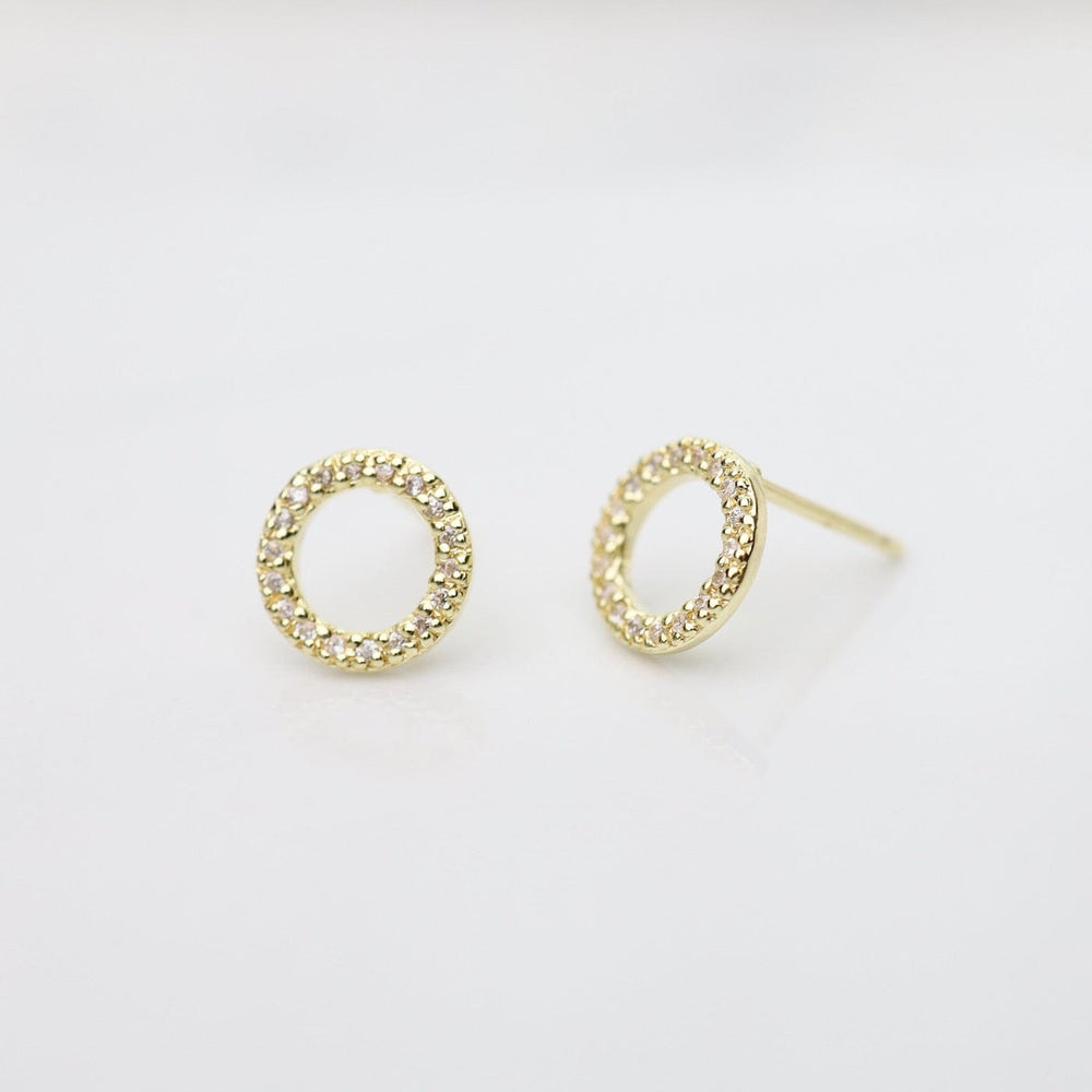 
                  
                    EAR-VRM CZ Pave Cheerio Studs - Gold Vermeil
                  
                