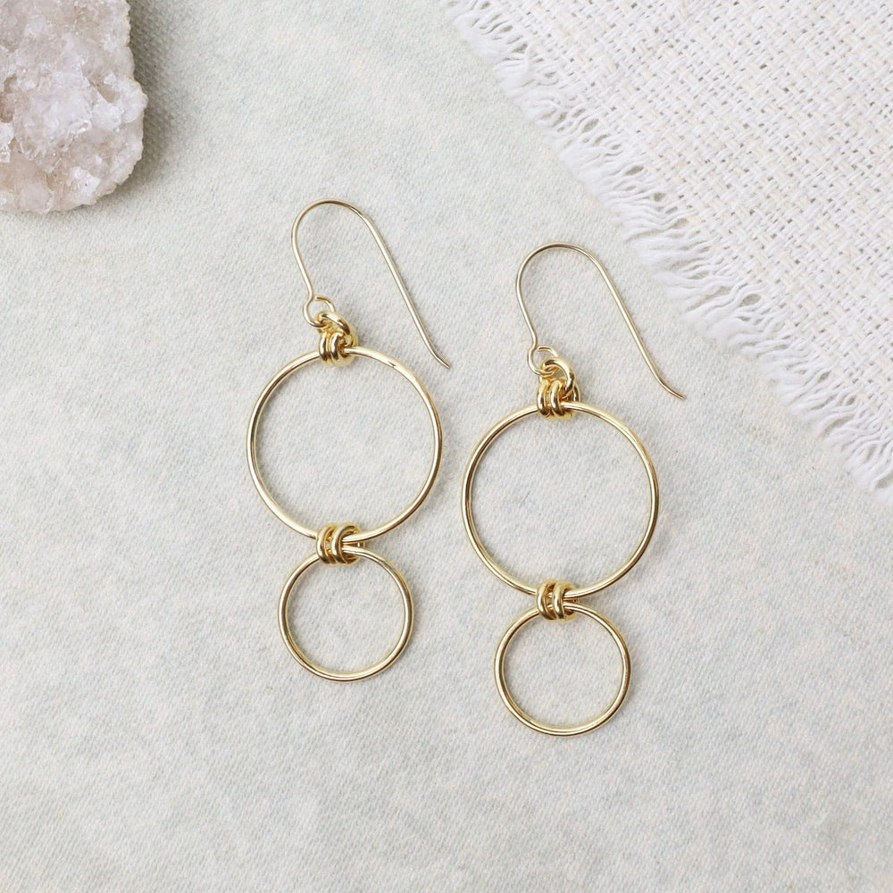 
                  
                    EAR-VRM Descending Rings Earrings - Gold Vermeil
                  
                