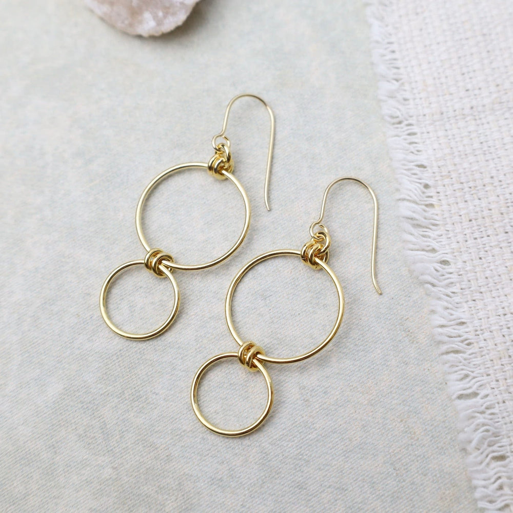 
                  
                    EAR-VRM Descending Rings Earrings - Gold Vermeil
                  
                