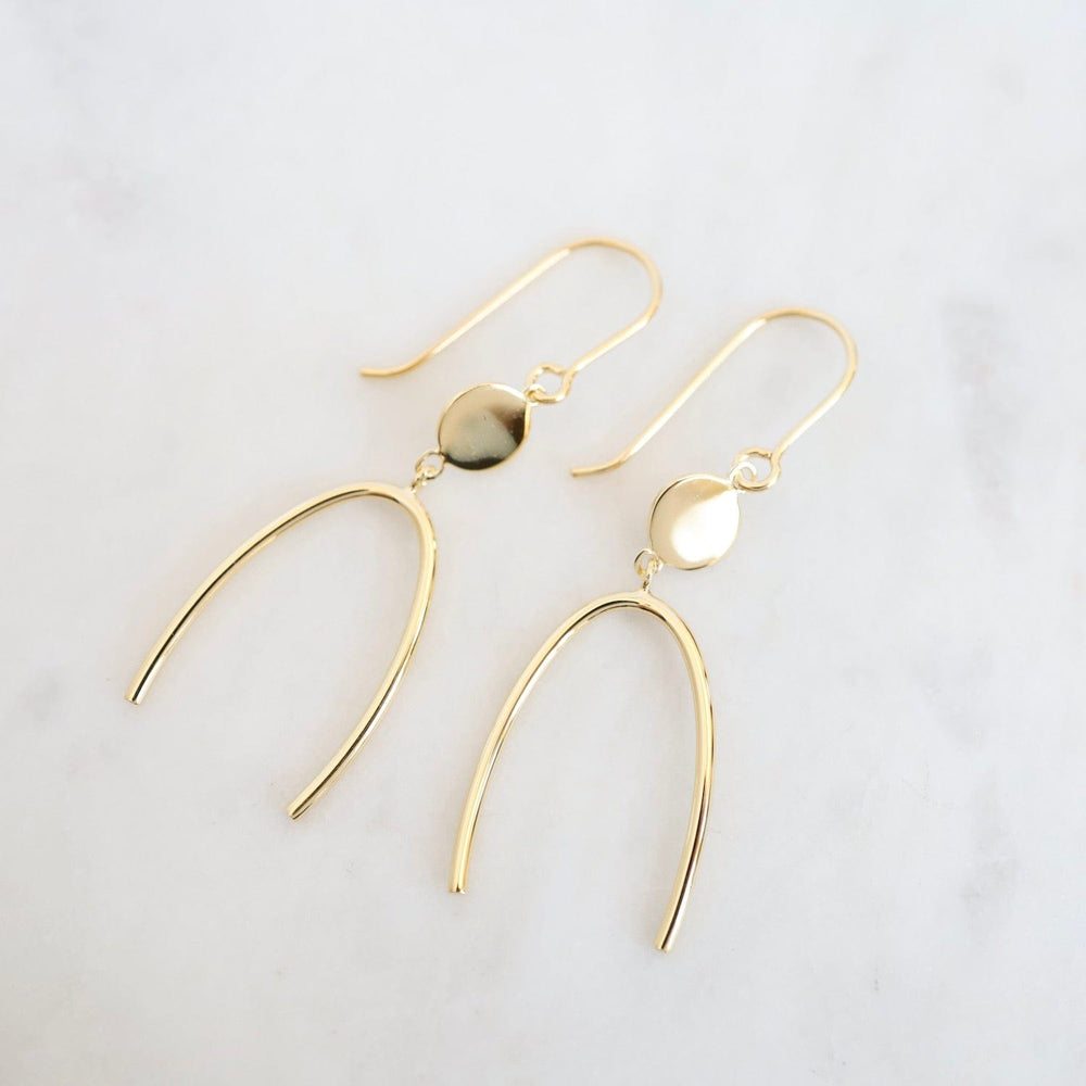 
                  
                    EAR-VRM Dot & Arc Hook Earring in Gold Vermeil
                  
                