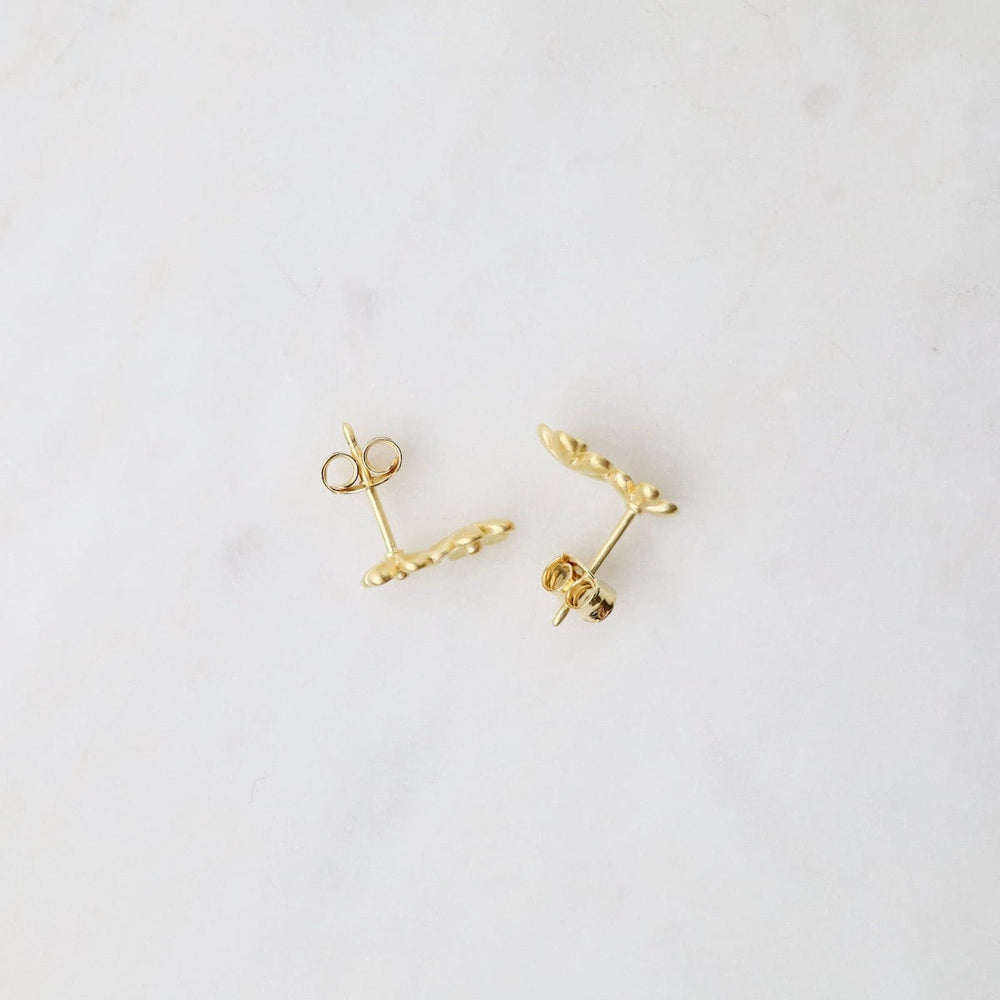 
                  
                    EAR-VRM Double Forget-Me-Not Stud Earrings - Brushed Gold Vermeil
                  
                