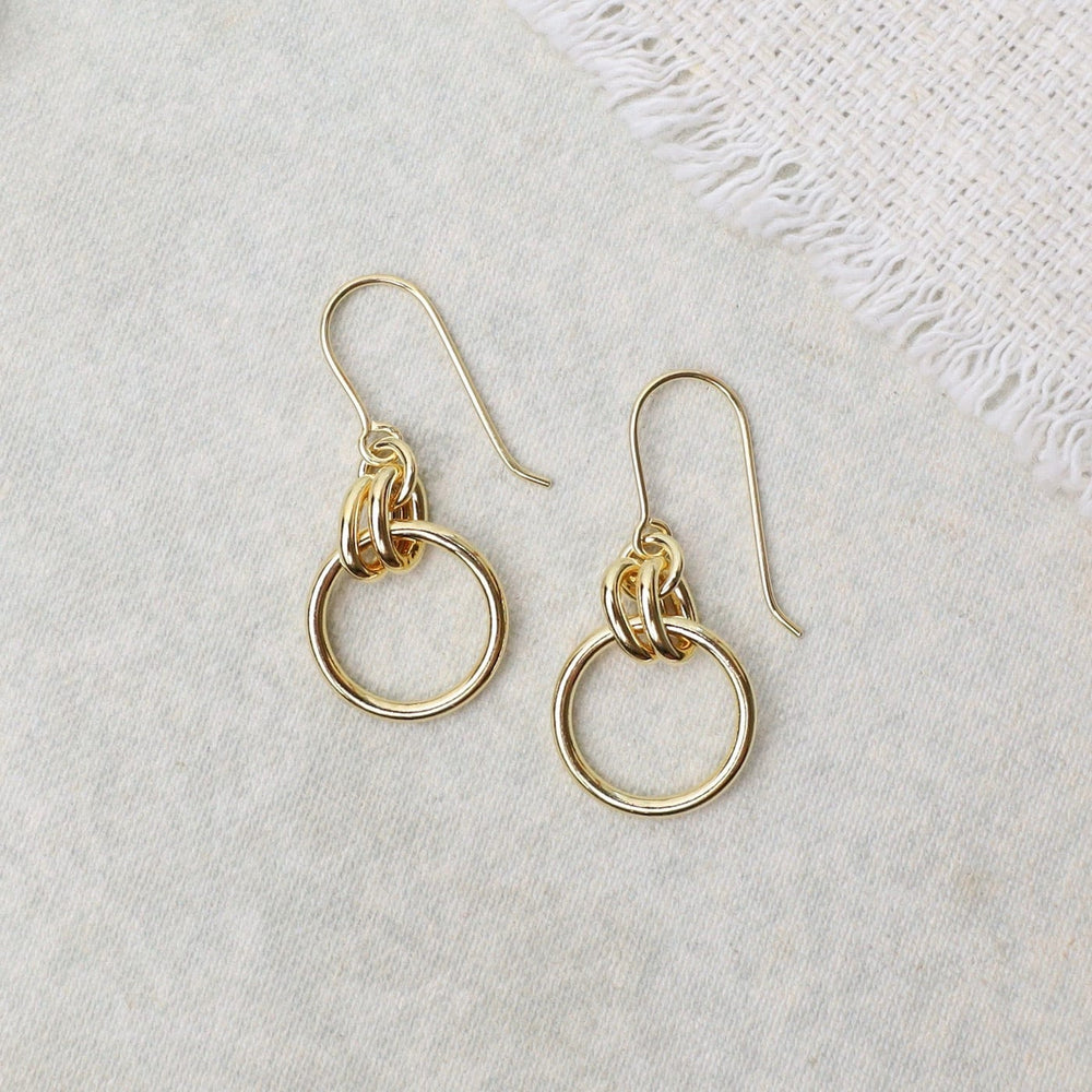 
                  
                    EAR-VRM Double Link Circle Earrings - Gold Vermeil
                  
                