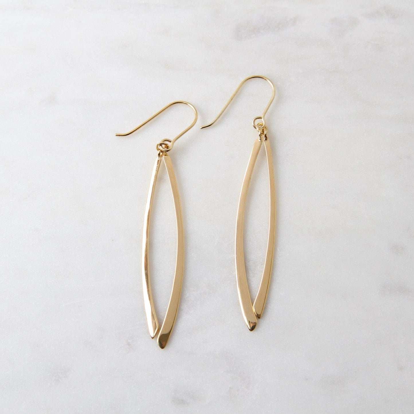 EAR-VRM Double Swing Curve Drop Earring