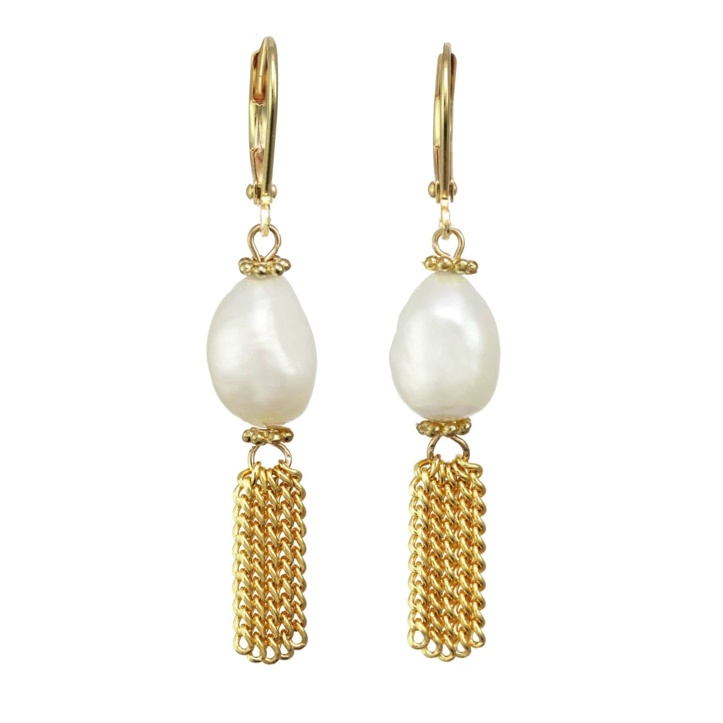 EAR-VRM Freshwater Pearl Fringe Earring