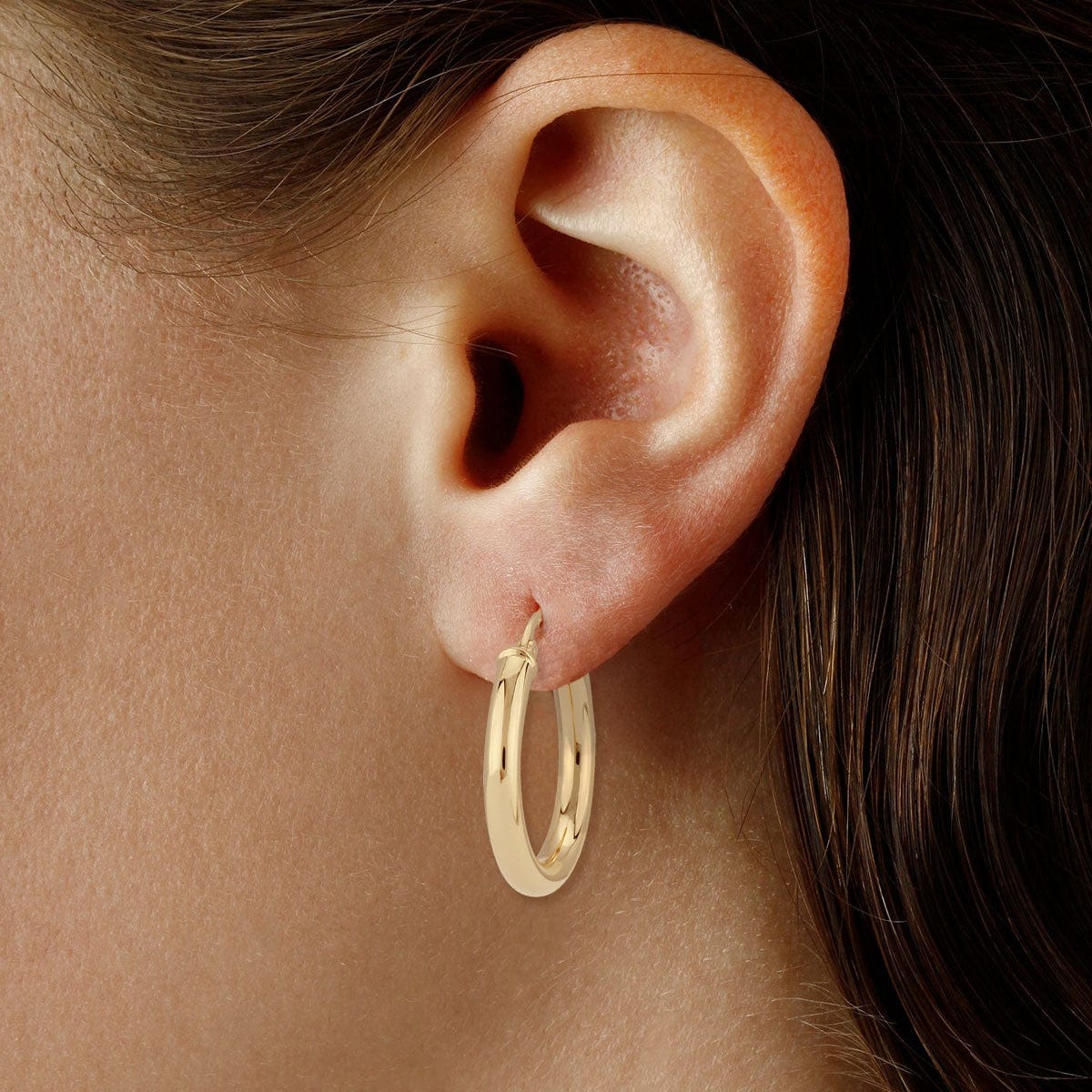EAR-VRM Gold Vermeil 20mm Tube Hoops